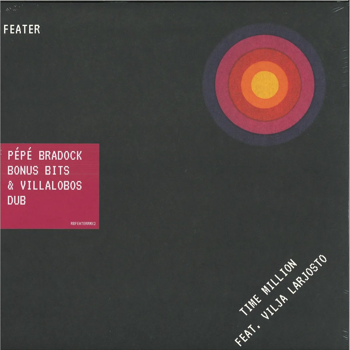 Front cover — Feater -feat.Vilja Larjos — Pepe Bradock Bonus Bit & Villalobos Dubs