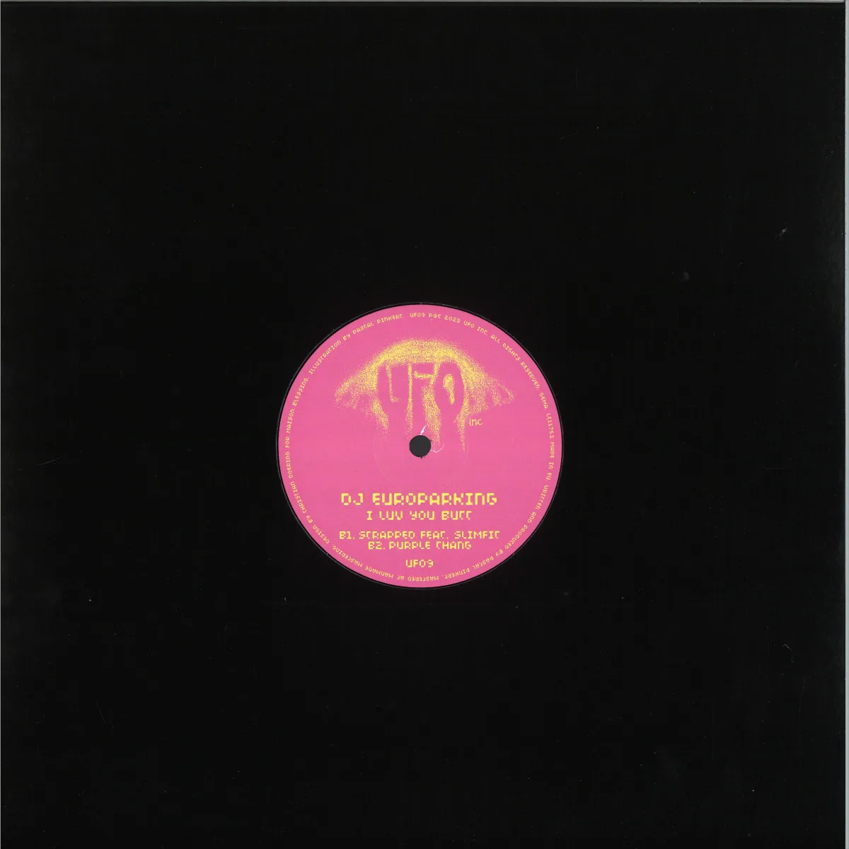 Back cover — Dj Europarking — I Luv U Butt
