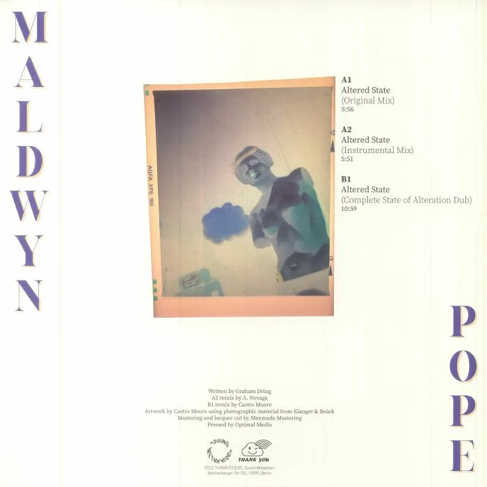 Back cover — Maldwyn POPE — Altered State (reissue)