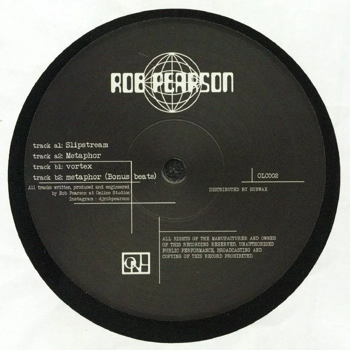 Обратная сторона обложки — Rob PEARSON — Slipstream (reissue)