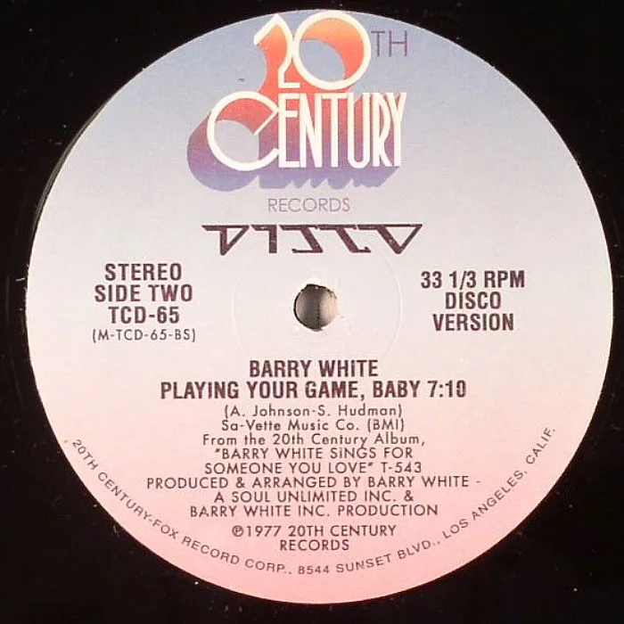 Back cover — Barry WHITE — It's Ecstasy When You Lay Down Next To Me
