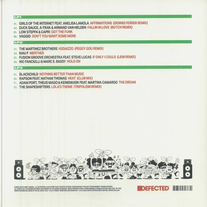 Back cover — VARIOUS — Defected In The House: Ibiza 2025