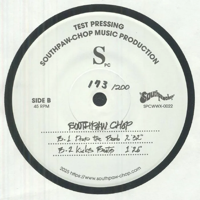 Обратная сторона обложки — SOUTHPAW CHOP — Far East Essential Cuts