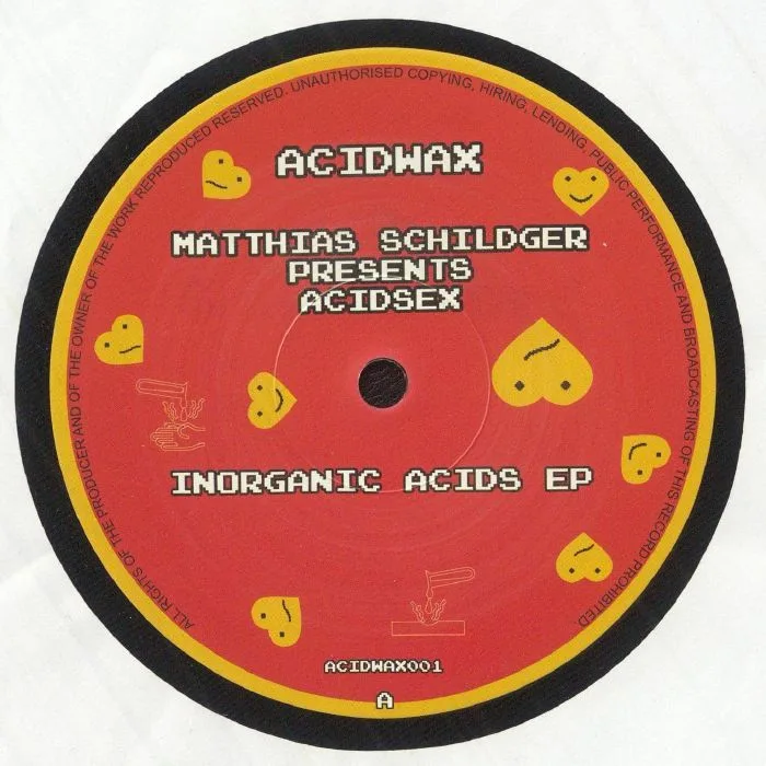 Front cover — Matthias SCHILDGER presents ACIDSEX — Inorganic Acids EP