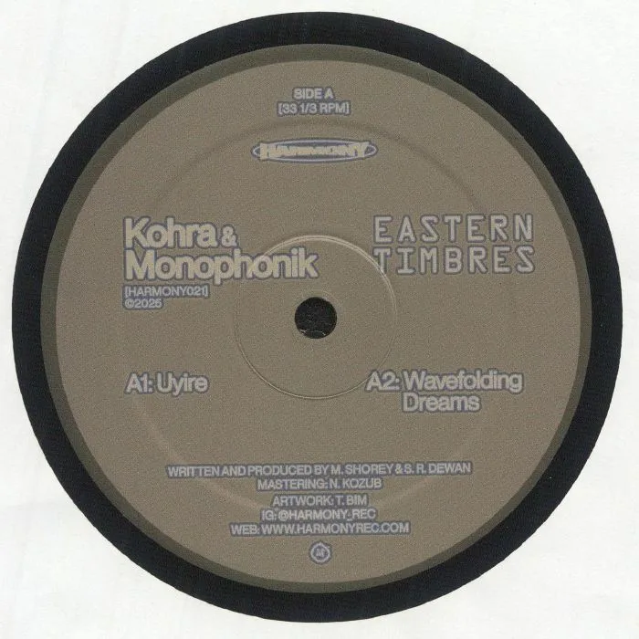 Лицевая сторона обложки — KOHRA / MONOPHONIK — Eastern Timbres