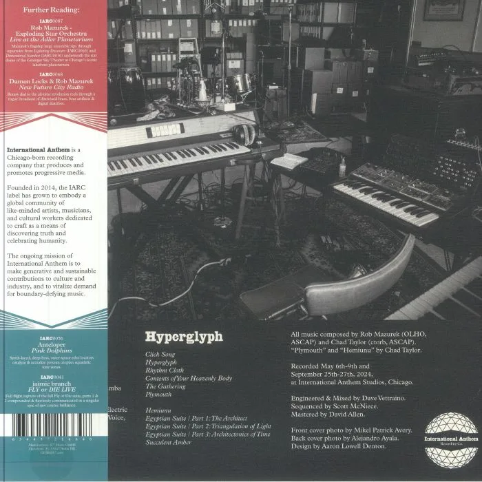 Back cover — CHICAGO UNDERGROUND DUO — Hyperglyph