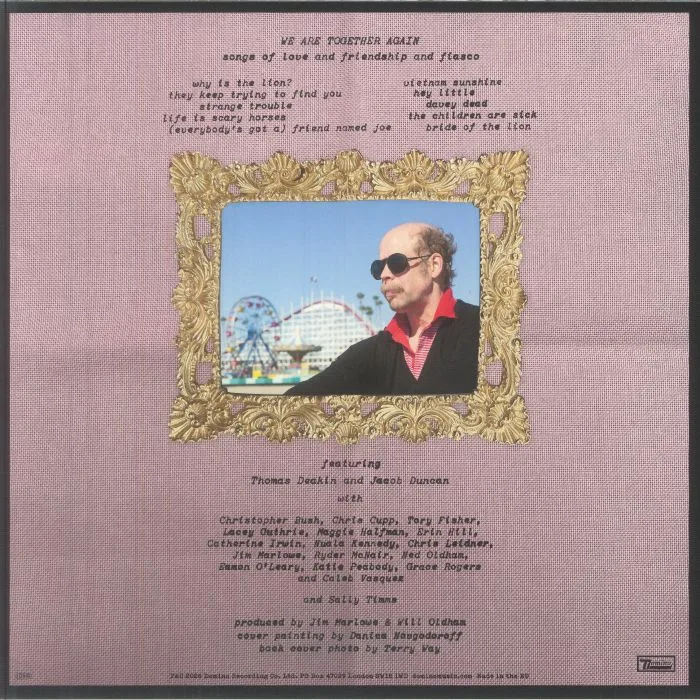 Обратная сторона обложки — BONNIE PRINCE BILLY — We Are Together Again