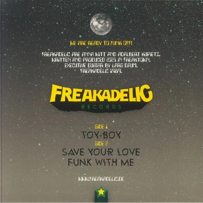 Обратная сторона обложки — ROBOTRON presents FREAKADELIC — Funk Off!