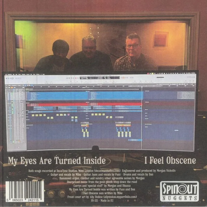 Back cover — The DYNATRONICS — My Eyes Are Turned Inside