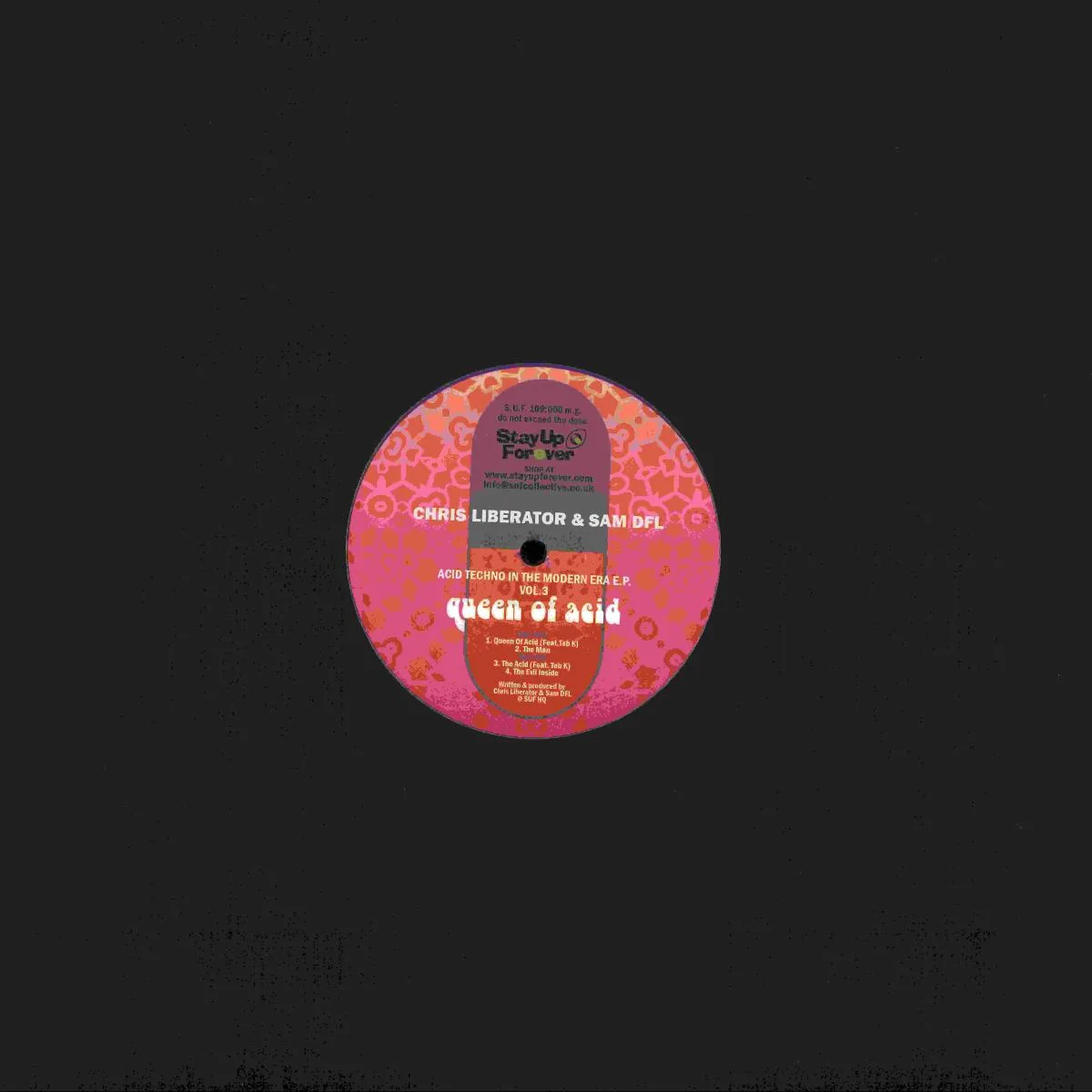 Обратная сторона обложки — Chris Liberator & Sam DFL — Acid Techno In The Modern Era EP