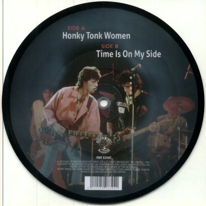 Обратная сторона обложки — The ROLLING STONES — Honky Tonk Women