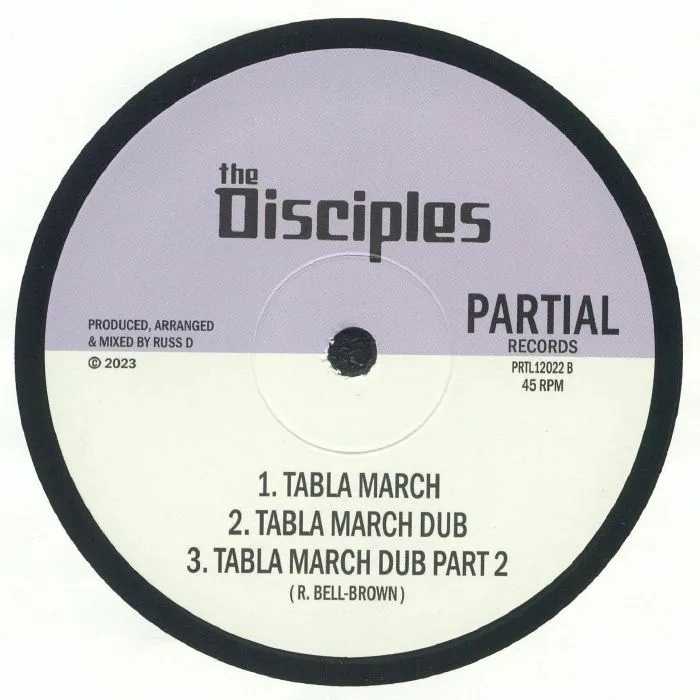 Обратная сторона обложки — The DISCIPLES — The Rush
