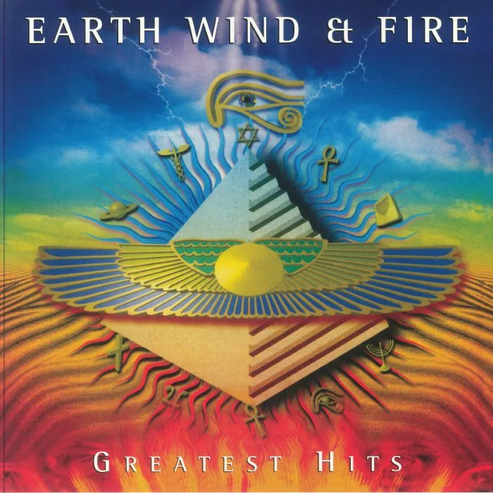 Лицевая сторона обложки — EARTH WIND & FIRE — Greatest Hits (reissue)