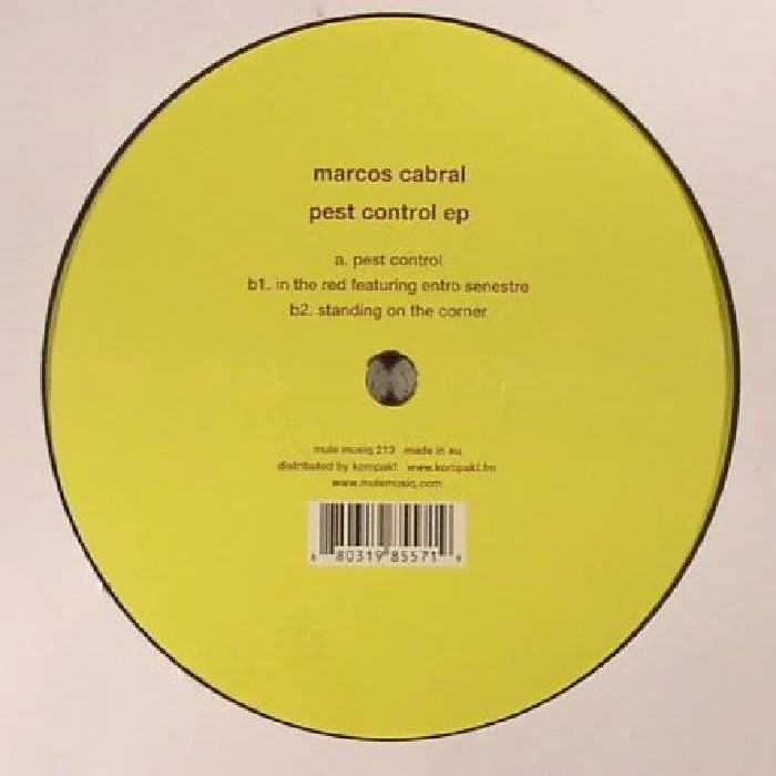 Front cover — Marcos CABRAL — Pest Control EP
