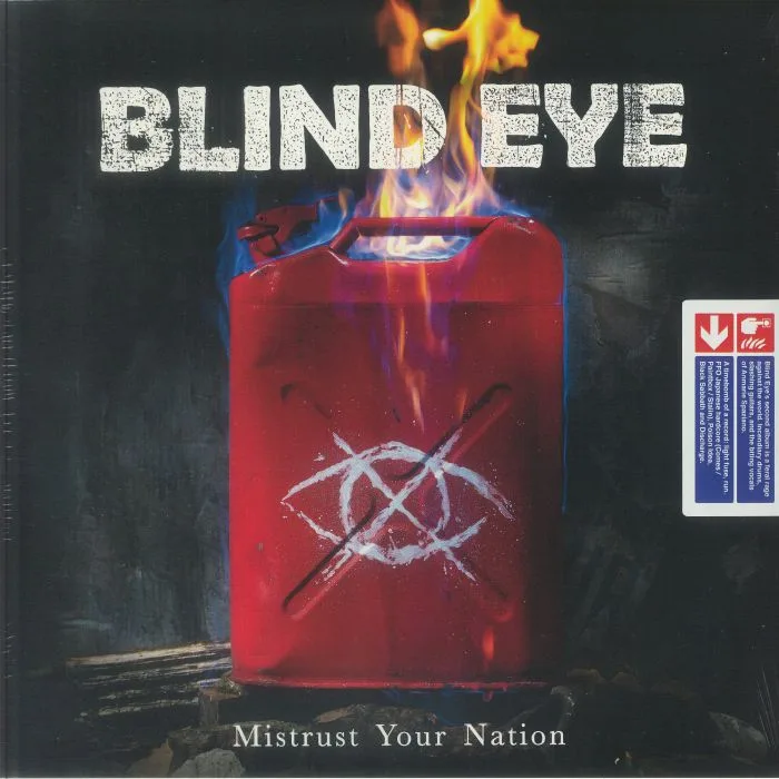 Лицевая сторона обложки — BLIND EYE — Mistrust Your Nation