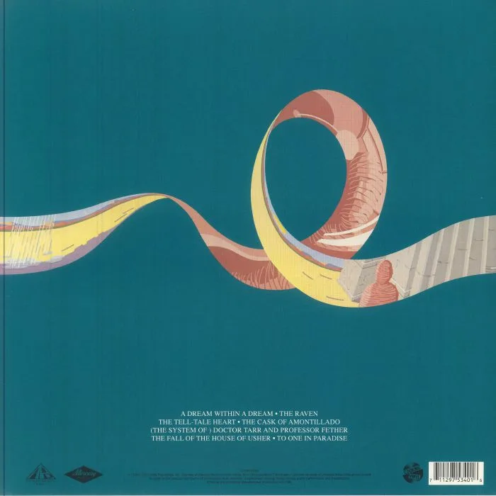 Back cover — The ALAN PARSONS PROJECT — Tales Of Mystery & Imagination: Edgar Allan Poe (half speed remastered)