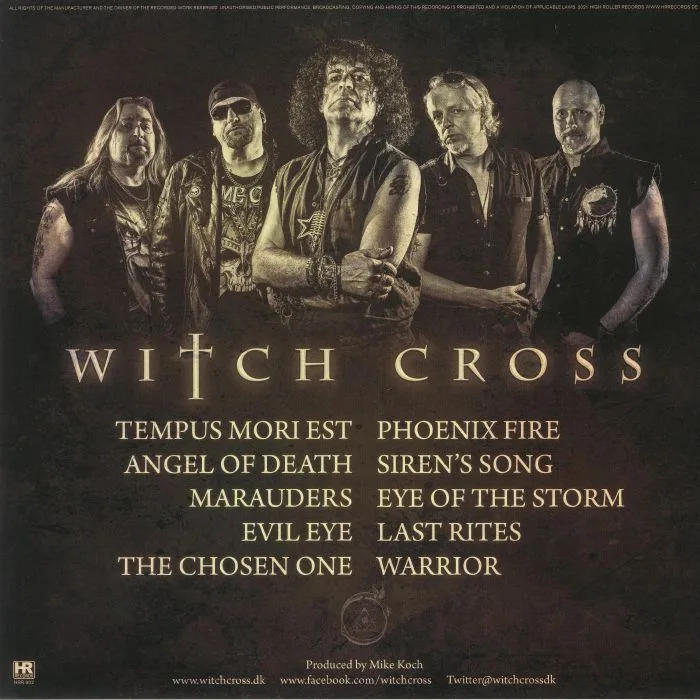 Обратная сторона обложки — WITCH CROSS — Angel Of Death