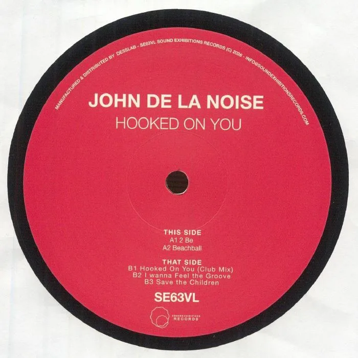 Лицевая сторона обложки — John DE LA NOISE — Hooked On You