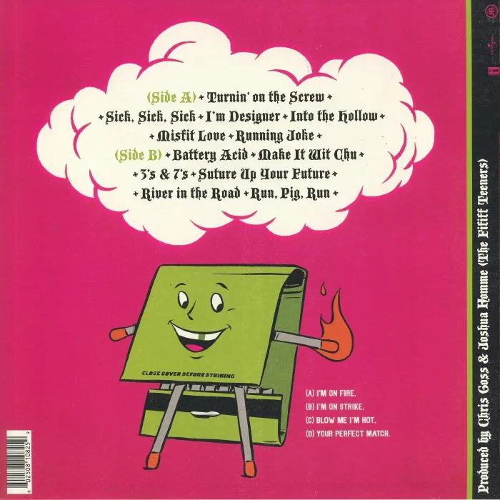 Back cover — QUEENS OF THE STONE AGE — Era Vulgaris (reissue)