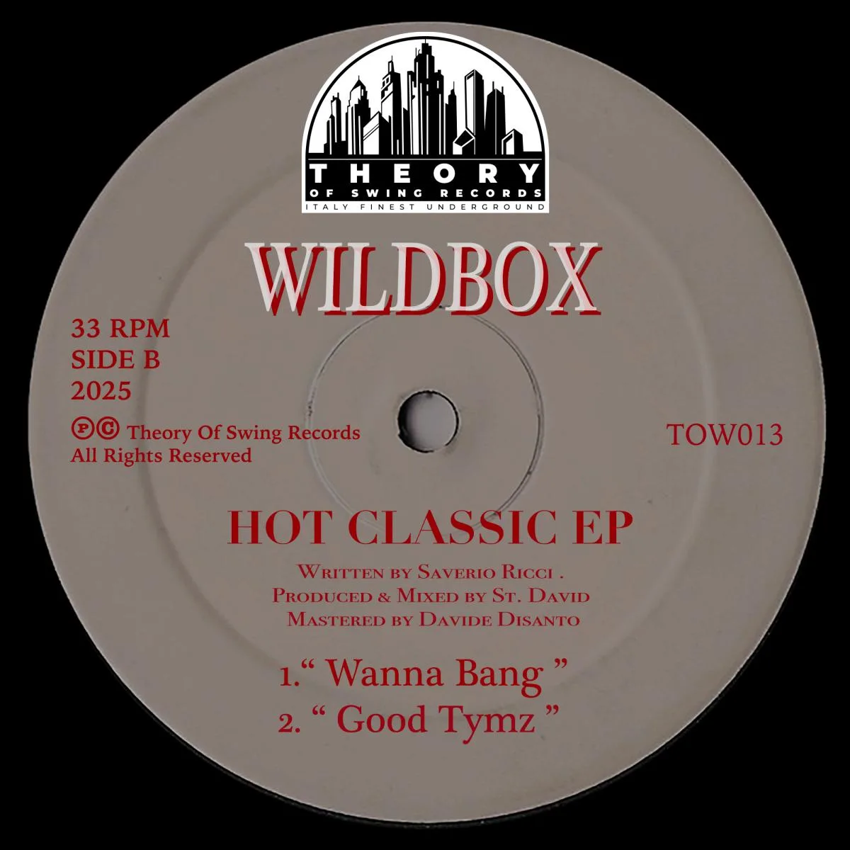 Обратная сторона обложки — Wildbox — Hot Classic EP