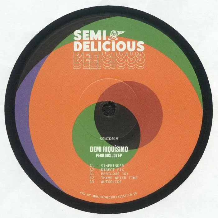 Back cover — Demi RIQUISIMO — Perilous Joy EP