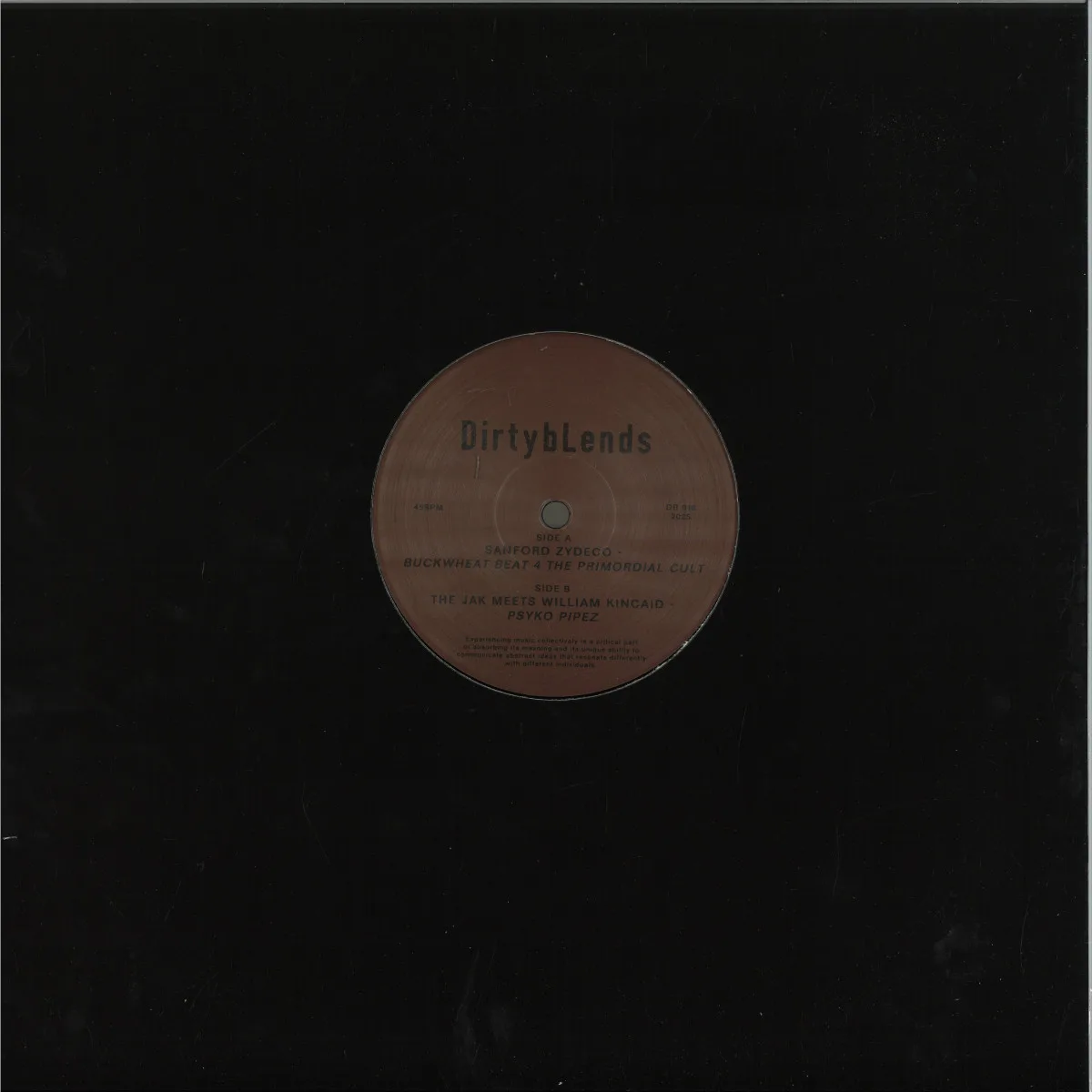 Back cover — SANFORD ZYDECO / THE JAK N KINCAID — BUCKWHEAT BEAT 4 THE PRIMORDIAL CULT / PSYKO PIPEZ