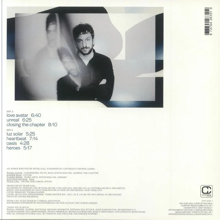 Back cover — Peter GALL — Love Avatar