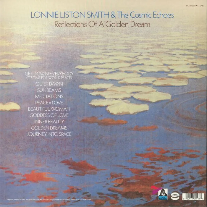 Back cover — Lonnie LISTON SMITH & THE COSMIC ECHOES — Reflections Of A Golden Dream (reissue)