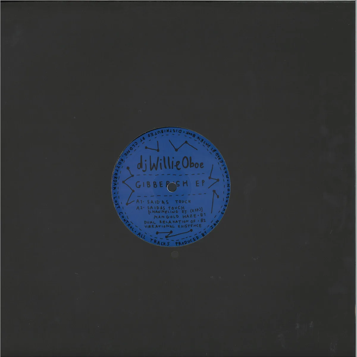 Back cover — dj Willie Oboe — Gibberish EP