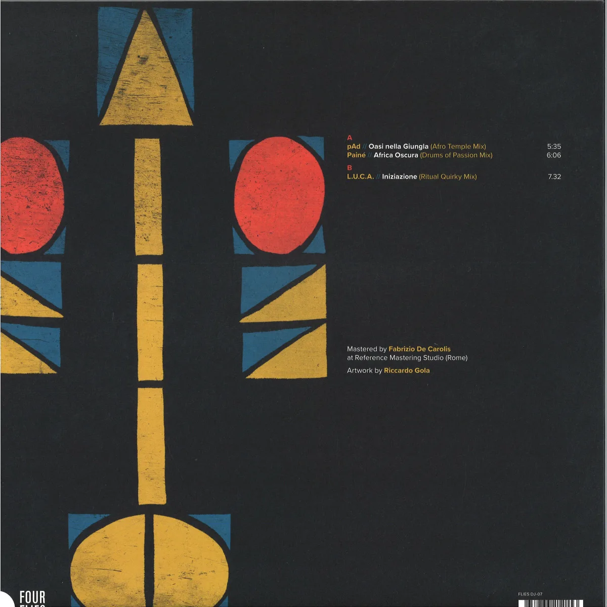 Обратная сторона обложки — Various — Africa Oscura Reloved, Vol. 1