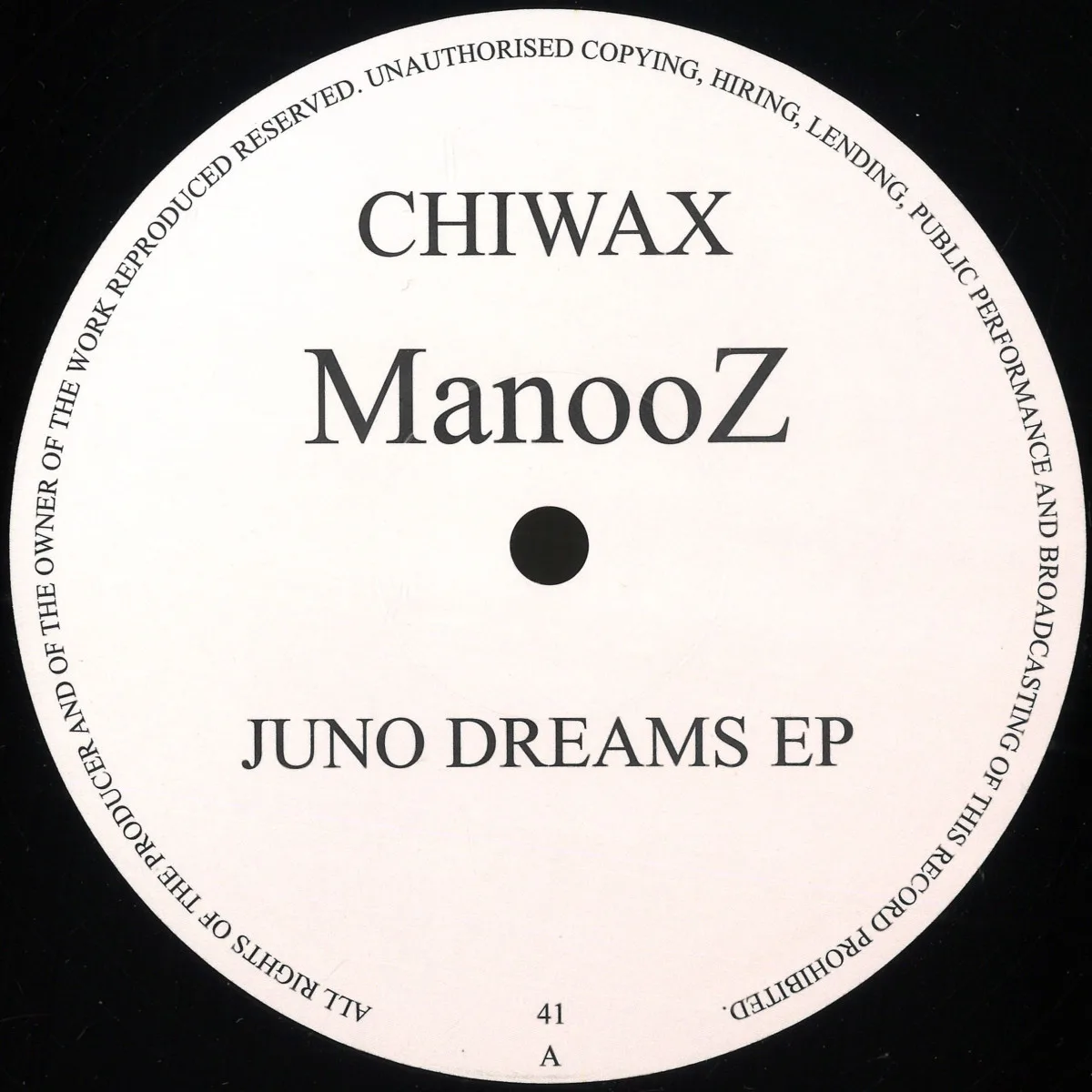 Front cover — Manooz — Juno Dreams EP