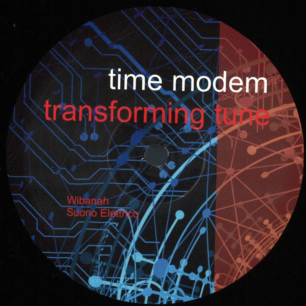 Лицевая сторона обложки — Time Modem — Transforming Tune LP 2x12"