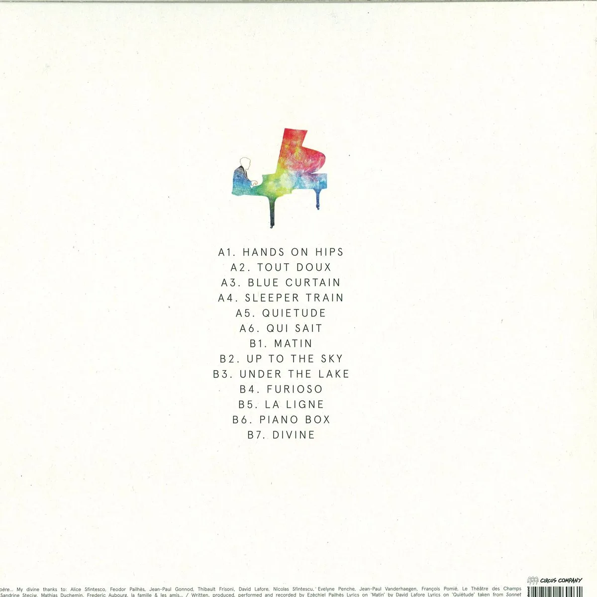 Back cover — Ezechiel Pailh(S — Divine