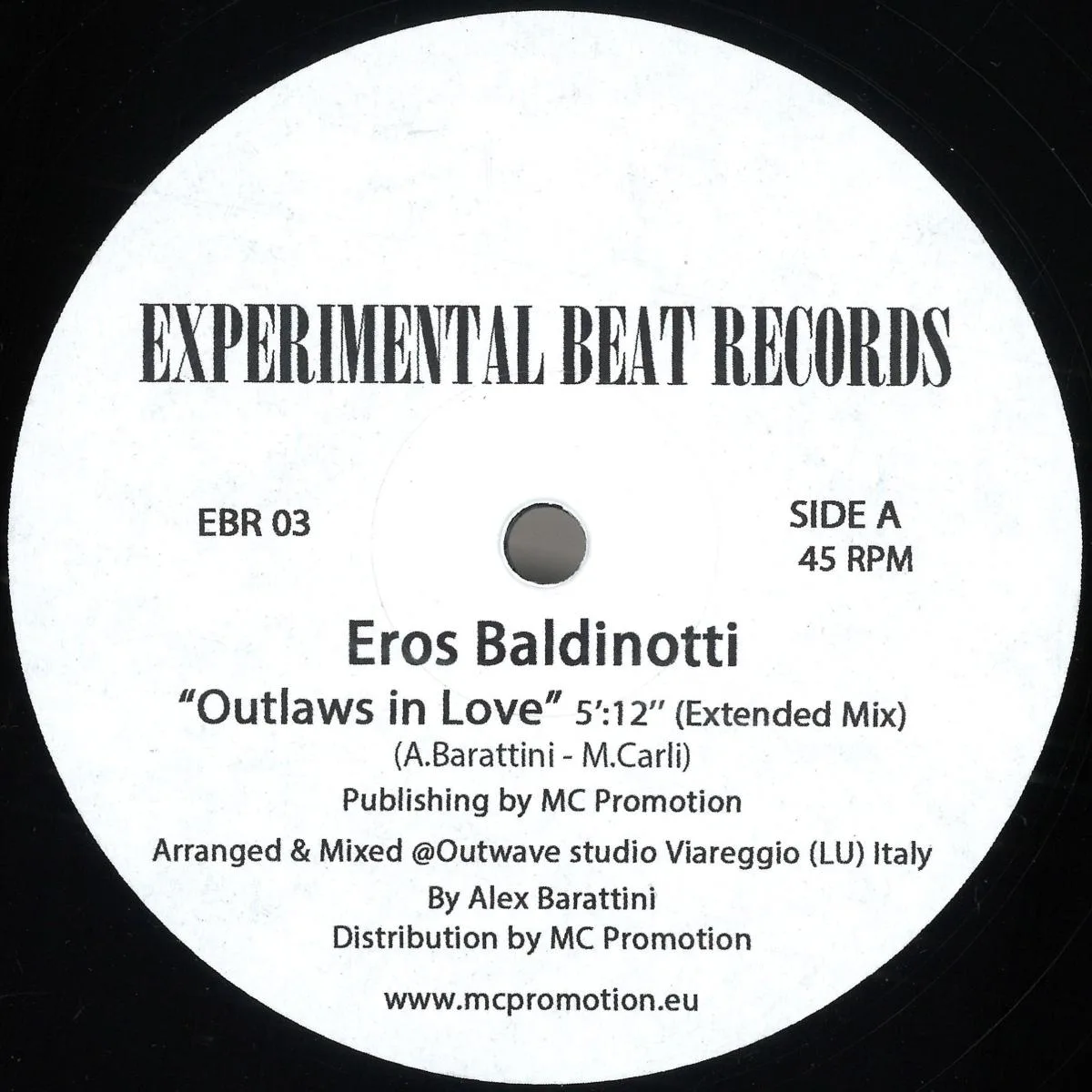 EROS BALDINOTTI — OUTLAWS IN LOVE