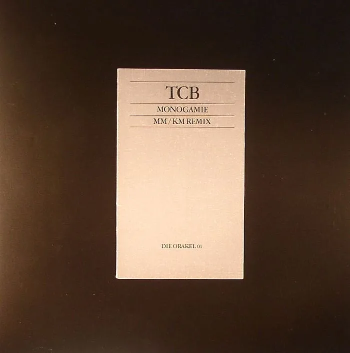 Лицевая сторона обложки — TCB — Monogamie