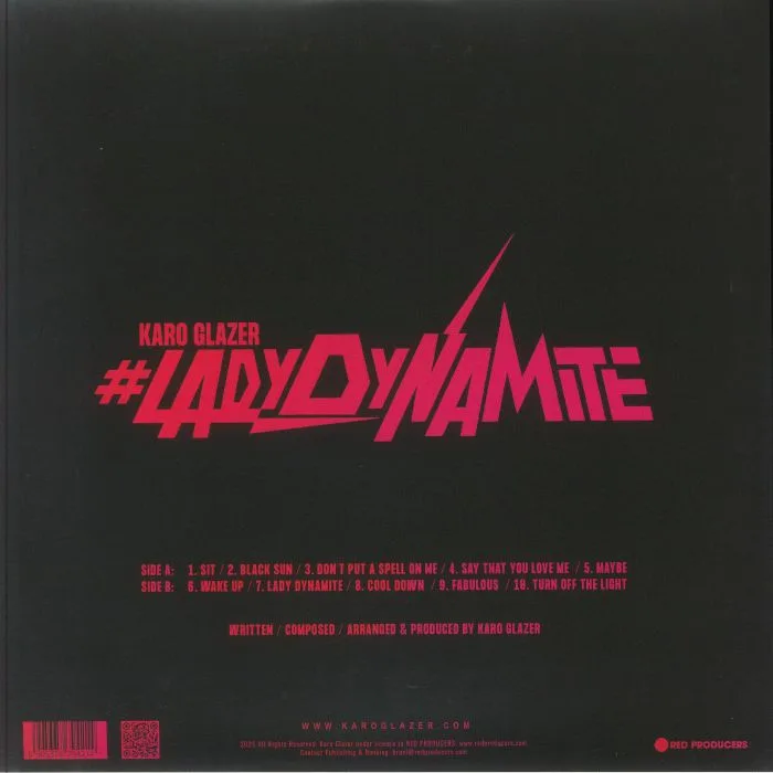 Back cover — Karo GLAZER — Ladydynamite