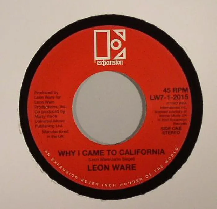 Front cover — Leon WARE — Why I Came To California