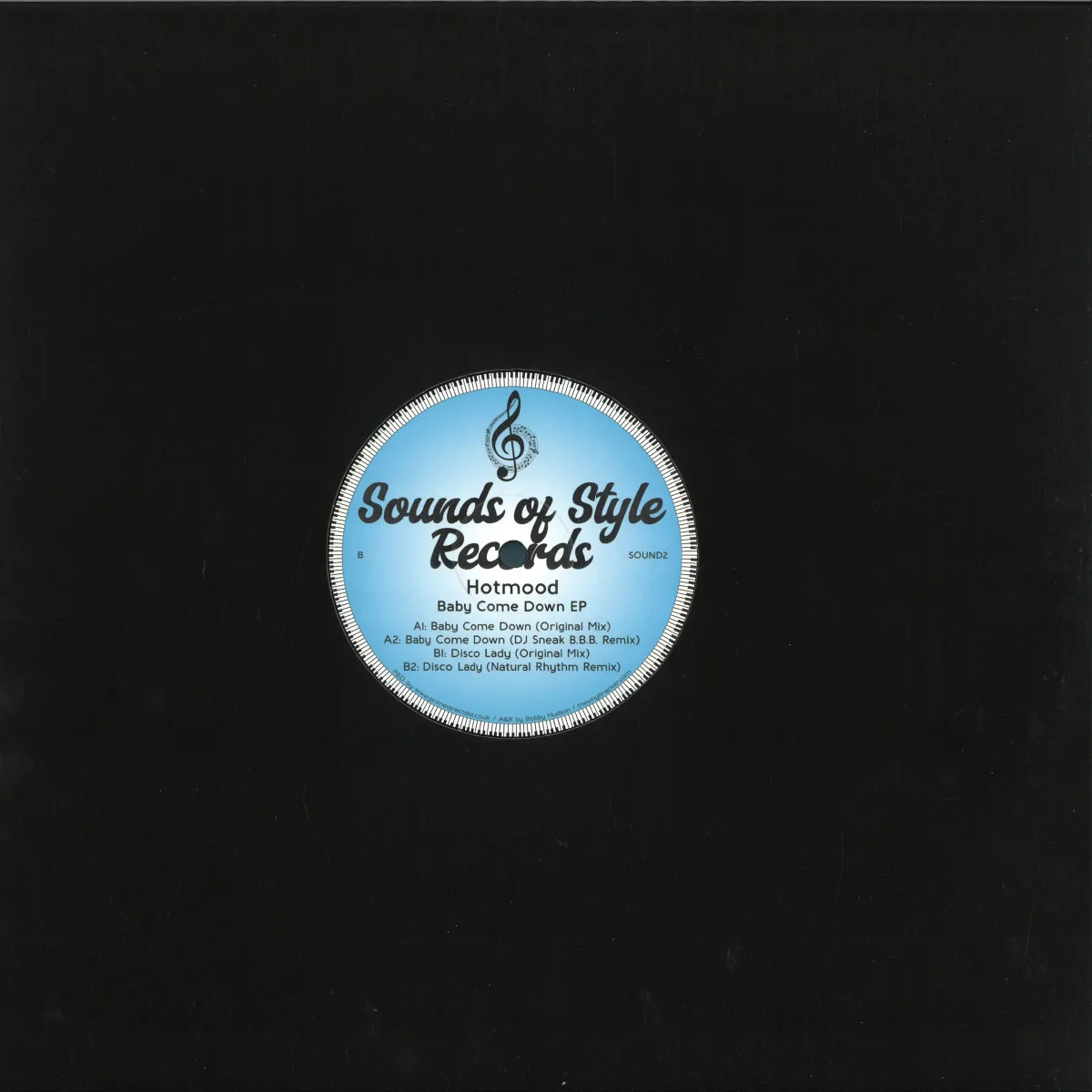 Back cover — Hotmood — Baby Come Down EP