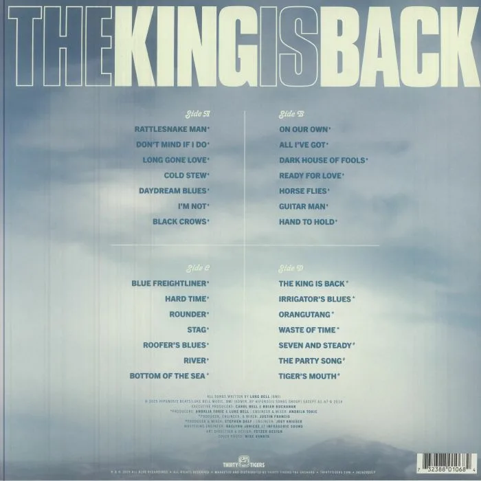 Обратная сторона обложки — Luke BELL — The King Is Back
