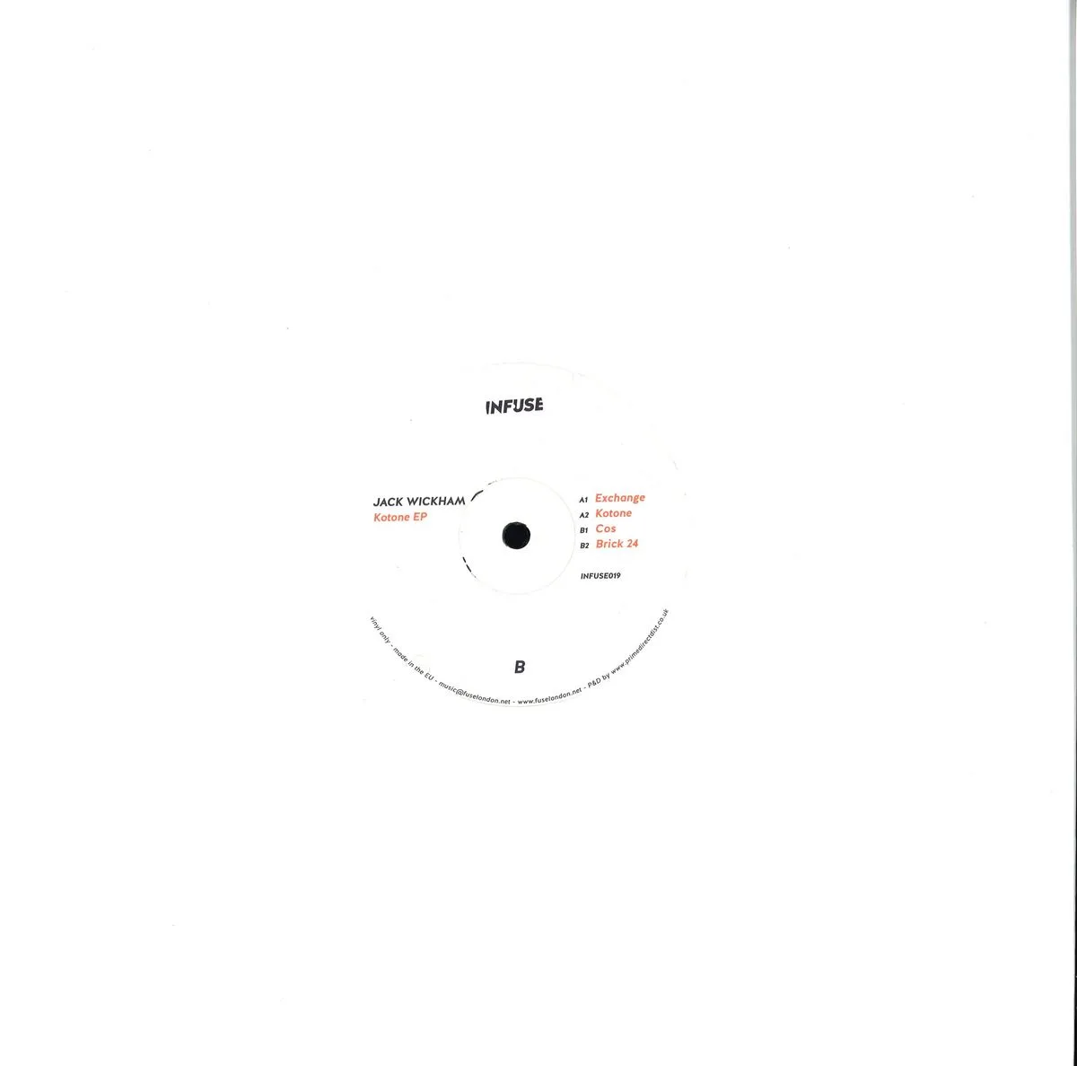 Back cover — Jack Wickham — Kotone Ep