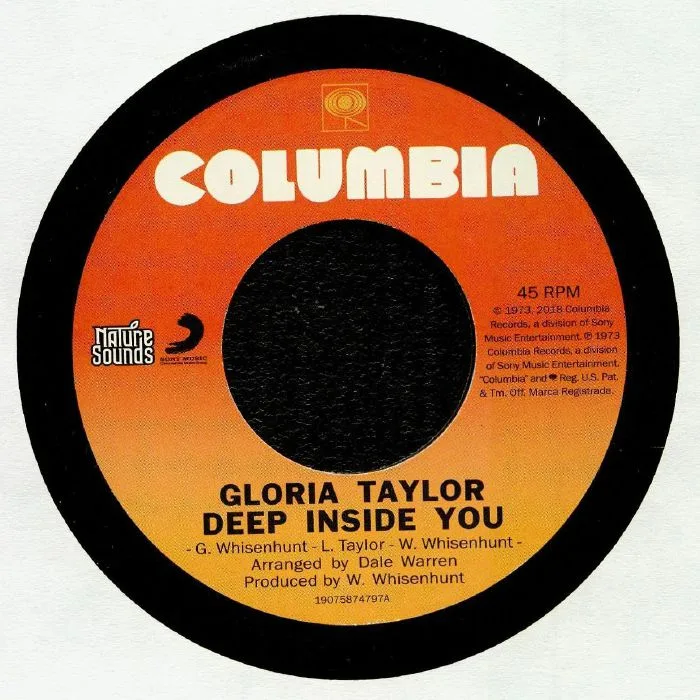 Лицевая сторона обложки — Gloria TAYLOR — Deep Inside Of You