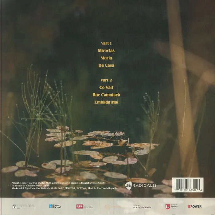 Back cover — MATTIU — Da Casa