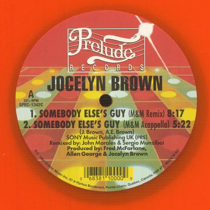 Front cover — Jocelyn BROWN — Somebody Else's Guy (Record Store Day RSD 2026)