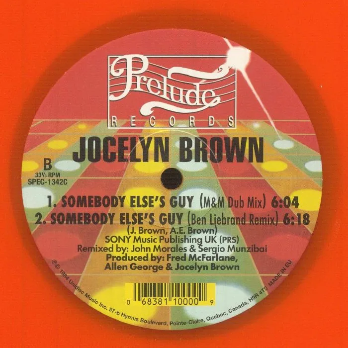 Back cover — Jocelyn BROWN — Somebody Else's Guy (Record Store Day RSD 2026)