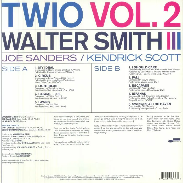 Обратная сторона обложки — Walter III SMITH — Twio Vol 2