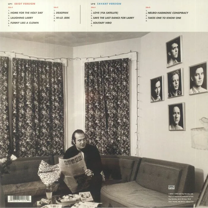 Back cover — SIX FINGER SATELLITE — The Pigeon Is The Most Popular Bird (remastered)