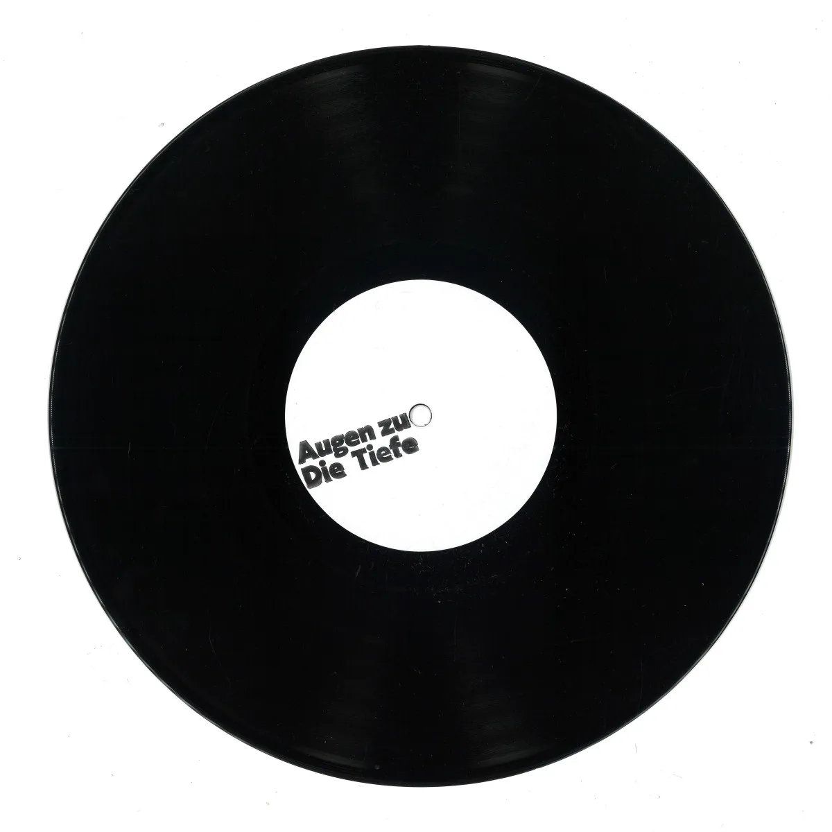 Лицевая сторона обложки — Matthias Vogt — Augen zu / Die Tiefe 10"