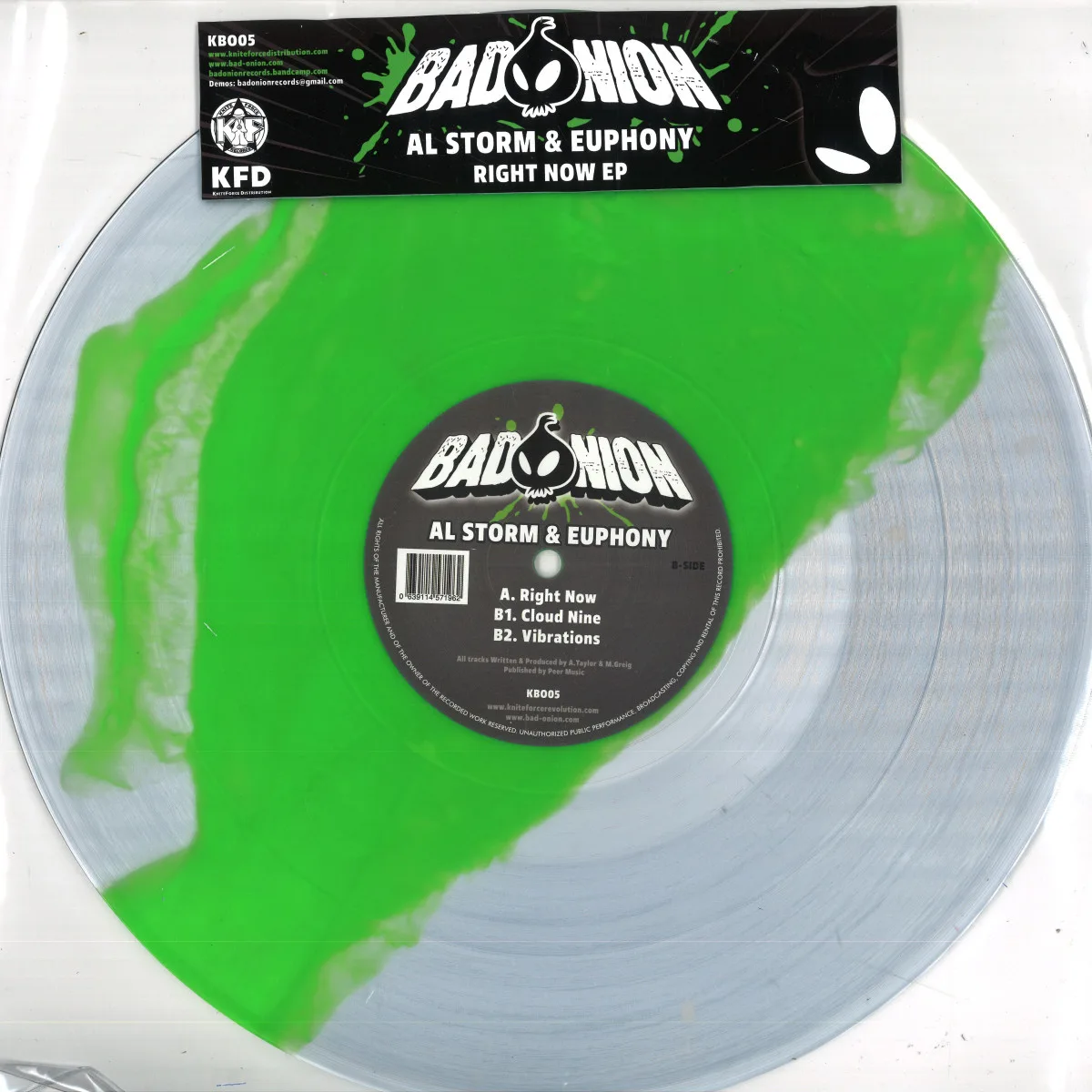 Back cover — Al Storm&Euphony — Right Now