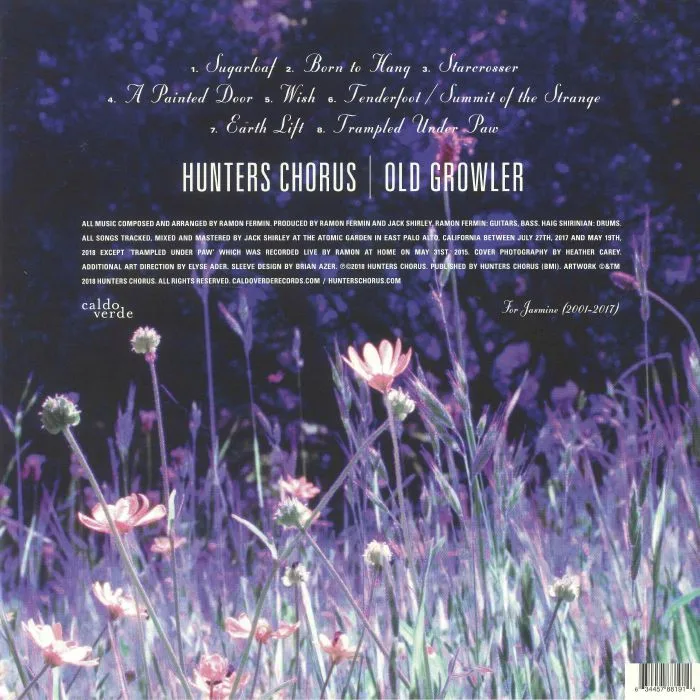 Back cover — HUNTER'S CHORUS — Old Growler