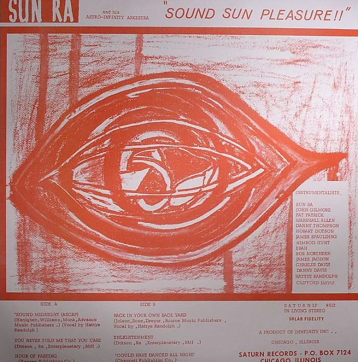 Обратная сторона обложки — SUN RA & HIS ASTRO INFINITY ARKESTRA — Sound Sun Pleasure